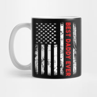 Daddy Ever American Flag Fathers Day Mug